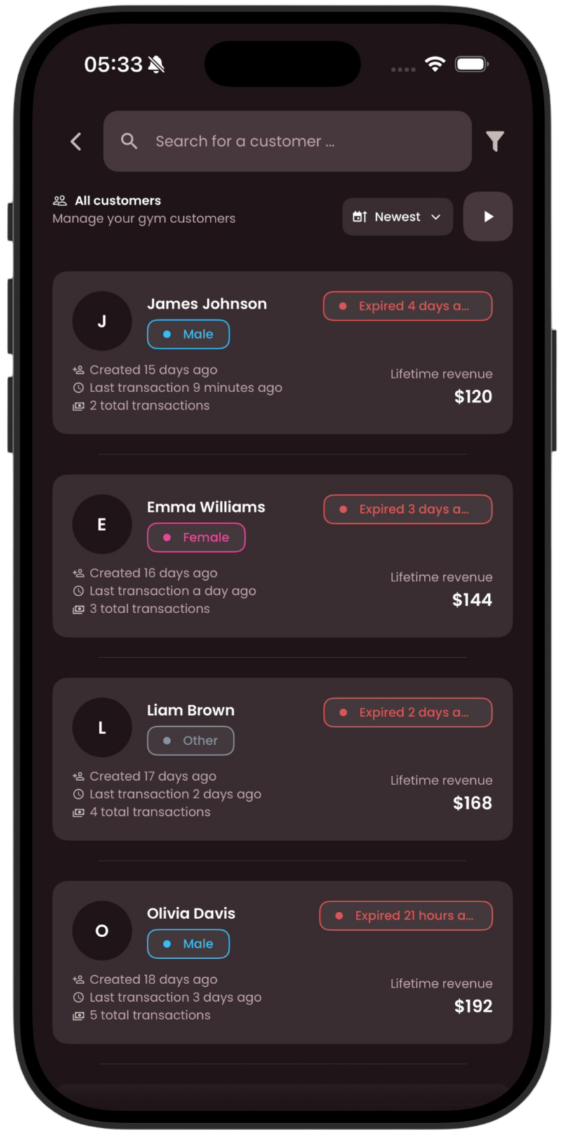 Total transparency over every customer screenshot one