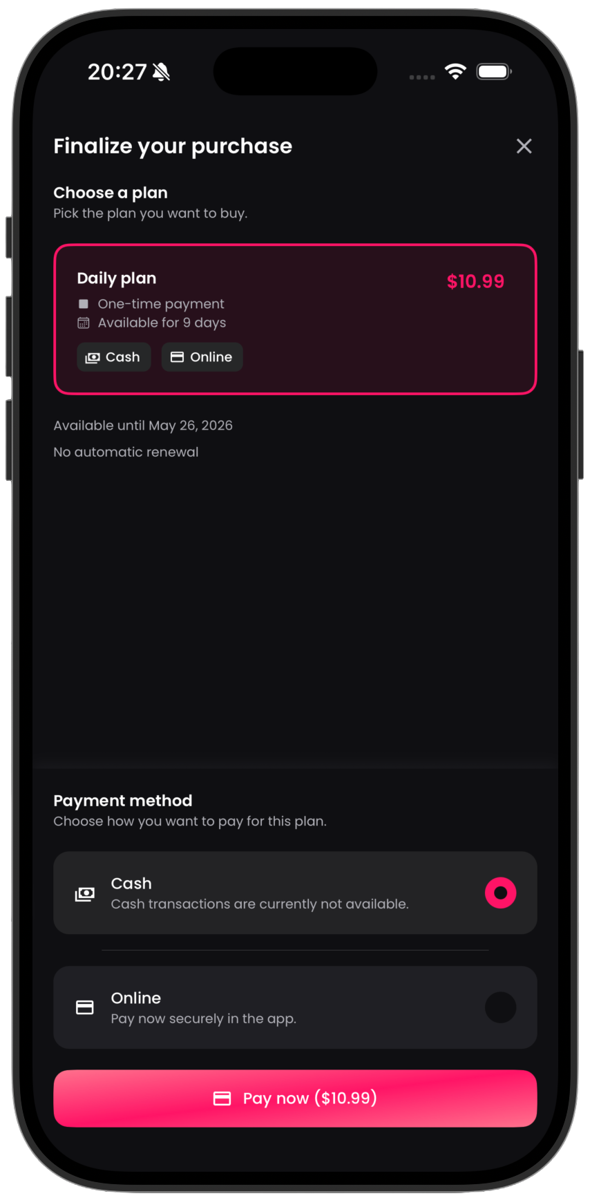 Your clients want to pay cash? No worries.