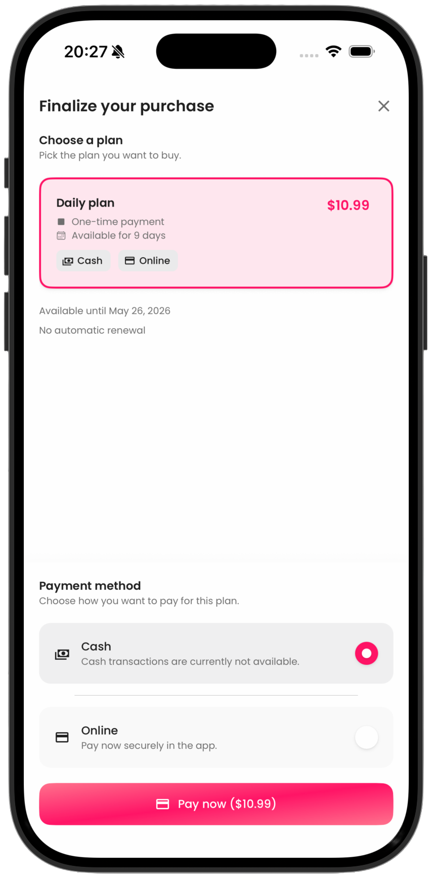 Your clients want to pay cash? No worries.